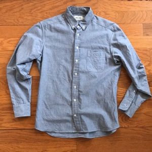Taylor Stitch Grey Oxford Shirt - Made in USA - M(40)